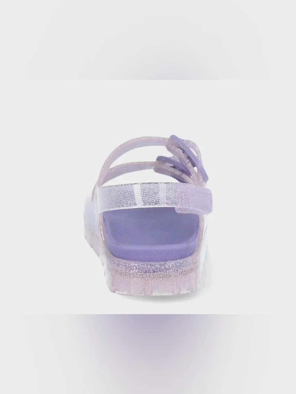 Wonder Nation Girls Two Buckle Jelly Sandals